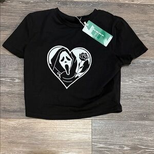 Ghost face  baby tee